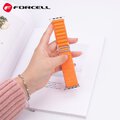 FORCELL F-DESIGN FA13 pasek / opaska do Apple Watch 42/44/45/49mm pomaraczowa