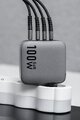 Forcell F-Energy adowarka Sieciowa GaN - 100W z portami: 3x USB C i USB A z adowaniem PD i QC 4.0