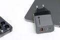Forcell F-Energy adowarka Sieciowa GaN - 45W z portami: USB C i USB A z adowaniem PD i QC 4.0