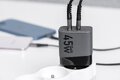 Forcell F-Energy adowarka Sieciowa GaN - 45W z portami: USB C i USB A z adowaniem PD i QC 4.0