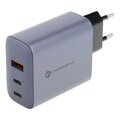 Forcell F-Energy adowarka Sieciowa GaN - 65W z portami: 2x USB C i USB A z adowaniem PD i QC 4.0