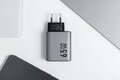 Forcell F-Energy adowarka Sieciowa GaN - 65W z portami: 2x USB C i USB A z adowaniem PD i QC 4.0