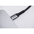 FORCELL F-ENERGY C257 kabel USB A do Lightning 2,4A 12W Cafule 1,2 m czarny