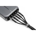 FORCELL F-ENERGY C259 kabel Typ C do Lightning PD 3A 27W Cafule 1,2 m czarny