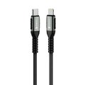 FORCELL F-ENERGY C259 kabel Typ C do Lightning PD 3A 27W Cafule 1,2 m czarny