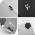 FORCELL F-ENERGY Flip Charge Qi2 15W ładowarka indukcyjna kompatybilna z MagSafe srebrny