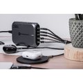 FORCELL F-ENERGY GaN III VT-51 ładowarka biurkowa 3 x Typ C + 2 x USB A PD QC4.0 SFC2.0 5A 200W szara