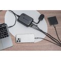 FORCELL F-ENERGY GaN III VT-51 ładowarka biurkowa 3 x Typ C + 2 x USB A PD QC4.0 SFC2.0 5A 200W szara