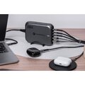 FORCELL F-ENERGY GaN III VT-51 ładowarka biurkowa 3 x Typ C + 2 x USB A PD QC4.0 SFC2.0 5A 200W szara