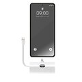FORCELL F-ENERGY Power Plug F5K3 powerbank 5 000mAh z wbudowanym zczem do Lightning 8-PIN PD 20W biay