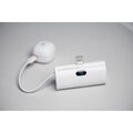 FORCELL F-ENERGY Power Plug F5K3 powerbank 5 000mAh z wbudowanym zczem do Lightning 8-PIN PD 20W biay