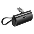 FORCELL F-ENERGY Power Plug F5K3 powerbank 5 000mAh z wbudowanym zczem do Lightning 8-PIN PD 20W czarny