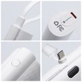 FORCELL F-ENERGY Power Plug F5K3 powerbank 5 000mAh z wbudowanym zczem Typ C PD 20W biay