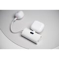 FORCELL F-ENERGY Power Plug F5K3 powerbank 5 000mAh z wbudowanym zczem Typ C PD 20W biay