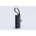 FORCELL F-ENERGY Power Plug F5K3 powerbank 5 000mAh z wbudowanym zczem Typ C PD 20W czarny