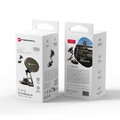 FORCELL F-Grip IronSecure uchwyt samochodowy do szyby/deski kompatybilny z MagSafe czarny
