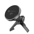 FORCELL F-GRIP Rapid Charge uchwyt samochodowy z ładowaniem indukcyjnym Qi2 15W kompatybilny z MagSafe szary