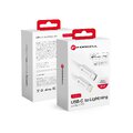 FORCELL kabel Typ C do Lightning 8-pin MFi 3A/9V 30W (Max) C901 1m biay
