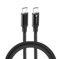 FORCELL kabel Typ C do Typ C QC4.0 5A/20V PD 100W E-mark / 4K / Thunderbolt / 20Gbit/s C391 1m czarny