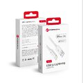 FORCELL kabel USB A do Lightning 8-pin MFi 2,4A/5V 12W C703 1m biay