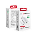 Forcell Ładowarka Sieciowa ze złączem USB A i kablem USB typ C - 2,4A 18W z funkcją Quick Charge 3.0