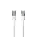 Forever kabel Flexible USB-C - USB-C 1,0 m 60W biały