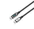 Forever kabel LCD USB-C - USB-C 1,0 m 100W czarny