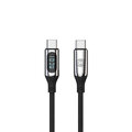Forever kabel LCD USB-C - USB-C 1,0 m 100W czarny