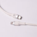 Forever kabel MFi Flexible USB-C - Lightning 1,0 m 27W biały