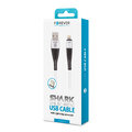 Forever kabel Shark USB - Lightning 1,0 m 2A biały