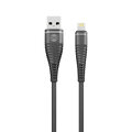 Forever kabel Shark USB - Lightning 1,0 m 2A czarny
