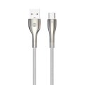 Forever kabel Sleek USB - USB-C 1,0 m 3A biały
