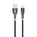 Forever kabel Sleek USB - USB-C 1,0 m 3A czarny