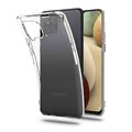Futerał Back Case Ultra Slim 0,3mm do SAMSUNG Galaxy A12 transparent