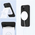 Futerał Silicone Mag Cover kompatybilny z MagSafe do IPHONE 15 czarny