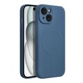 Futerał Silicone Mag Cover kompatybilny z MagSafe do IPHONE 15 niebieski