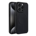 Futerał Silicone Mag Cover kompatybilny z MagSafe do IPHONE 15 PRO czarny