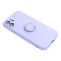 Futerał SILICONE RING do XIAOMI Redmi Note 14 Pro 5G fioletowy