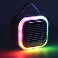 Głośnik do karaoke USB Bluetooth kremowy