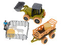 Gospodarstwo rolne farma traktor do skręcenia