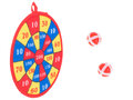 Gra Dart na rzepy z piłeczkami  i okrągłą tarczą 22 cm