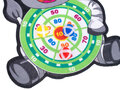 Gra Dart piłeczki na rzep z tarczą w kształcie zebry