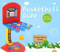 Mini koszykówka gra zręcznościowa dla 2 graczy