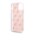 Guess nakładka do iPhone 11 Pro GUHCN58PCU4GLPI różowy hard case 4G Glitter