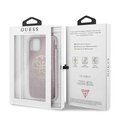 Guess nakładka do iPhone 11 Pro GUHCN58PCUGLPI różowe hard case Glitter 4G Logo