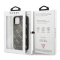 Guess iPhone 11 Pro Max GUHCN654GGPBK czarny hard case 4G Double Layer Glitter
