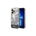 Guess nakładka do iPhone 14 Pro 6,1" GUHCP14LHGPLHG szara hardcase Porcelain Collection