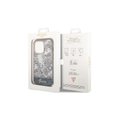 Guess nakładka do iPhone 14 Pro 6,1" GUHCP14LHGPLHG szara hardcase Porcelain Collection