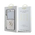 Guess nakładka do Samsung Galaxy Z Flip6 GUE003741 różowa 4G Metal Logo