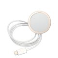Guess zestaw nakładka + ładowarka do iPhone 13 Pro 6,1" GUBPP13LH4EACSK czarny hard case 4G Print MagSafe